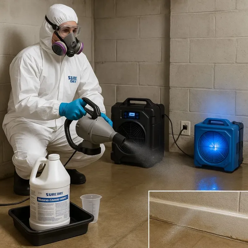 Sanitization and Odor Removal process in Montrose, MI