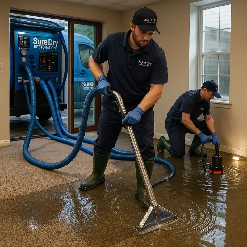 Water Extraction and Removal process in Montrose, MI